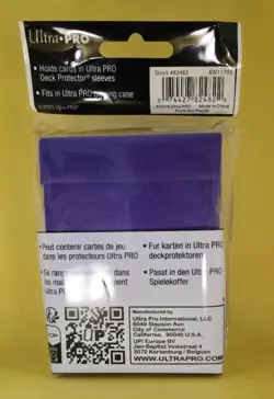 Ultra Pro Deck Box Trading Card Storage Case Holds 80 Cards - Purple - Image 2