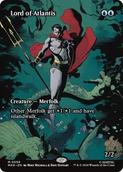 Lord of Atlantis (Borderless) Foil M Marvel Universe Eternal-Legal 56 NM - Image 1