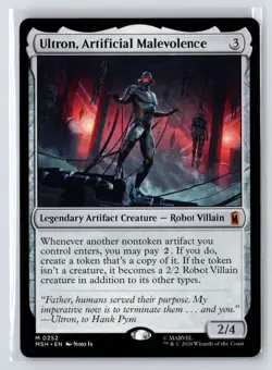 Ultron, Artificial Malevolence #252 Marvel Super Heroes Magic The Gathering MTG - Image 1
