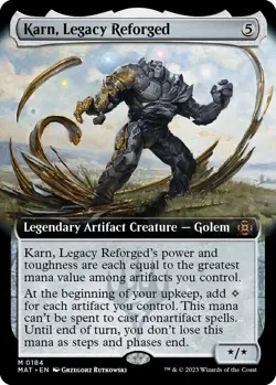 FOIL March of the Machine - AFTERMATH - Karn, Legacy Reforged (Extended Art) - Image 1