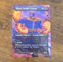 Magic: The Gathering Thanos, Death's Consort Rare Ext Art Eng 0508 - Image 1