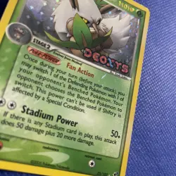 Shiftry Reverse Holo Deoxys 25/107 Pokemon TCG Card Stamped - LP/MP - Image 3