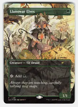 LLANOWAR ELVES (HALO FOIL) - Magic: The Gathering - AMPREH NM/M - Image 1