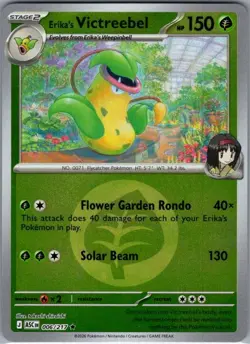 Erika's Victreebel (Energy Symbol) 006/217 ME: Ascended Heroes - Pokemon - NM - Image 1