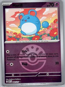 Marill - (Friend Ball) 083/217 ME: Ascended Heroes - Pokemon Card - NM - Image 1