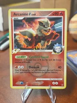 Pokemon Arcanine G 15/147 Platinum Crosshatch Holo League Promo - Image 1