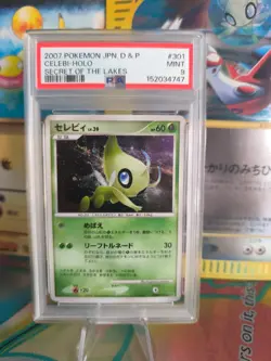 Pokemon Karte Card Celebi Lv. 39 Secret Of The Lakes Holo Mysteri japanese PSA 9 - Image 1