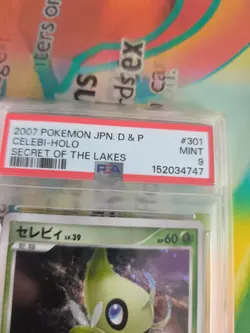 Pokemon Karte Card Celebi Lv. 39 Secret Of The Lakes Holo Mysteri japanese PSA 9 - Image 4