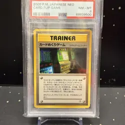 INSERZIONE PRIVATA CARD FLIP GAME P.M. NEO PSA 8 POKEMON GRADATA 2000 BANNED EU - Image 3
