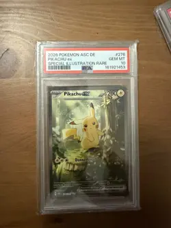 Pokemon - Pikachu Ex - Erhabene Helden 276 PSA 10 - Image 1