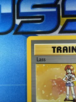 Pokemon TCG Trainer Lass Base Set Unlimited Rare Card 75/102 Vintage 1999 - Image 2