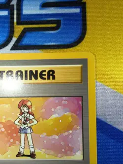 Pokemon TCG Trainer Lass Base Set Unlimited Rare Card 75/102 Vintage 1999 - Image 3