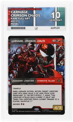 Magic the Gathering Card Spider-Man Carnage Crimson Chaos R0227 Ace 10 Mint - Image 2