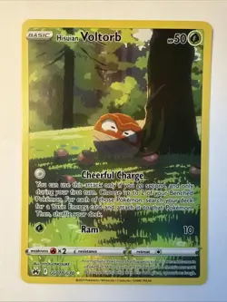 Hisuian Voltorb GG01/GG70 Galarian Gallery Rare 2023 Pokemon Crown Zenith Card - Image 1