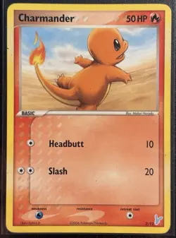 Charmander 2/12 - Pokemon TCG Plusle & Minum Trainer Kit 2006 - MP Card - Image 1