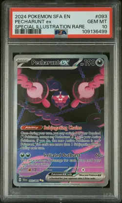 Pecharunt Ex Special Illustration Rare Pokemon Shrouded Fable 093/064 PSA 10 - Image 1