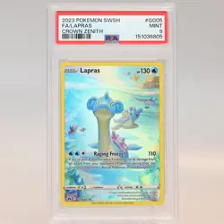 Pokemon TCG - Lapras GG05/GG70 Crown Zenith Trainer Gallery - PSA 9 MINT - Image 2