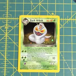 Pokemon TCG Dark Arbok Holo Rare 2/82 Team Rocket 1999 Unlimited - Image 1