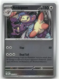 Ambipom 079/094 Reverse Holo Phantasmal Flames Pokemon TCG - Image 1