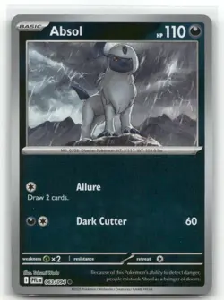 Absol 063/094 Reverse Holo Phantasmal Flames Pokemon TCG - Image 1