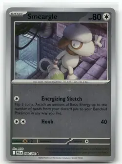 Smeargle 080/094 Reverse Holo Phantasmal Flames Pokemon TCG - Image 1