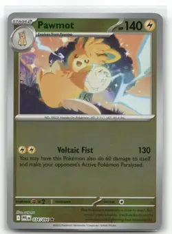 Pawmot 034/094 Reverse Holo Phantasmal Flames Pokemon TCG - Image 1