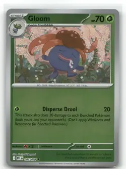 Gloom 002/094 Reverse Holo Phantasmal Flames Pokemon TCG - Image 1