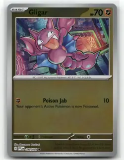 Gligar 049/094 Reverse Holo Phantasmal Flames Pokemon TCG - Image 1