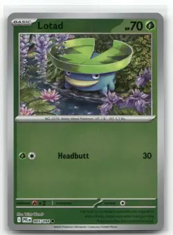 Lotad 005/094 Reverse Holo Phantasmal Flames Pokemon TCG - Image 1