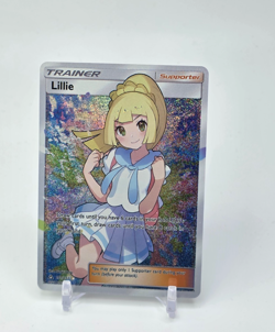 Custom SPARKLING HOLO Lillie Trainer Card READ DESCRIPTION BELOW - Image 1