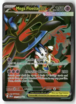 MEGA FLOETTE EX 101/086 ULTRA RARE CHAOS RISING POKEMON NEAR MINT - Image 1