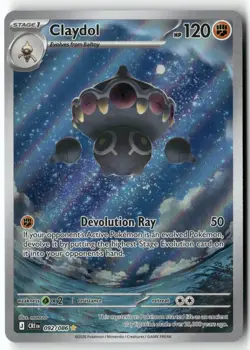 CLAYDOL 092/086 HOLO ILLUSTRATION RARE CHAOS RISING POKEMON NEAR MINT - Image 1