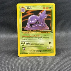 Muk 28/62 Fossil Regular NM- Pokemon TCG - Image 1