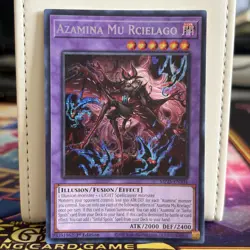 1ST EDITION AZAMINA MU RCIELAGO PRISMATIC SECRET MP25-EN104 YUGIOH CARD - Image 1