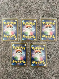 Pokemon Lot of 5 Japanese Full Art Cards S&S Sets PACK FRESH - Image 2