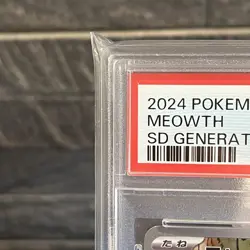 PSA 10 Meowth AR 192/SV-P Pokemon Card Starter Deck Generations Promo Japanese - Image 2