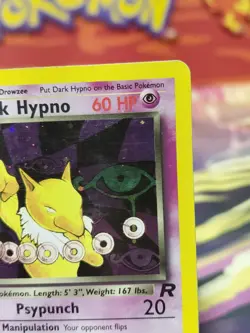 Pokemon Dark Hypno TCG Holo Rare Card 9/82 Unlimited Moderate Play vintage Wotc! - Image 4
