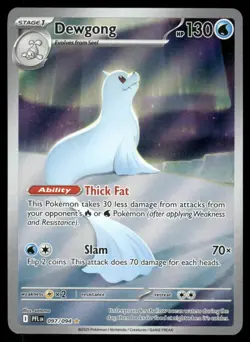 Pokemon Cards Dewgong 097/094 Phantasmal Flames Illustration Rare NM *2 - Image 1