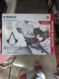 MTG Assassin’s Creed Collector Booster Pack Box 10 Cards RARE - NEW - Image 1