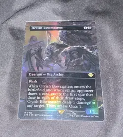 Orcish Bowmasters Borderless Foil The Lord of the Rings MTG NM - Image 1