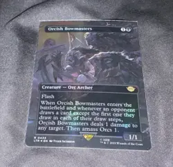 Orcish Bowmasters Borderless Foil The Lord of the Rings MTG NM - Image 2