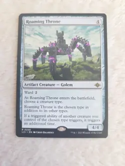 MTG Magic Roaming Throne 0258 LCI EN NM/LP (R18) - Image 1