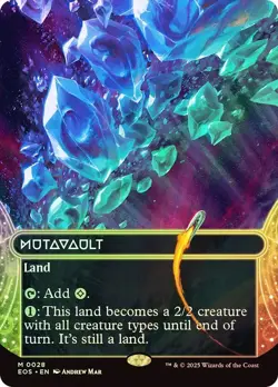 Mutavault Borderless Edge of Eternities NM MTG - Image 1