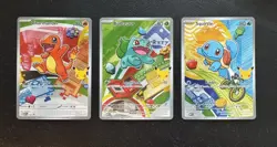 Pokemon First Partner Illustration Collection Series 1 Kanto Gen 1 Starters Set - Image 1