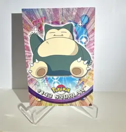 Red Topps Snorlax 143 TV Animation Pokemon TCG English Standard series 2 *MINT* - Image 1