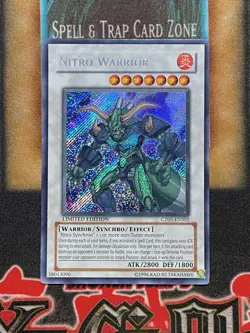 Yugioh Nitro Warrior CT05-ENS02 Secret Rare Limited Edition NM - Image 1