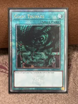 YUGIOH GIANT TRUNADE QUARTER CENTURY RA03-EN097 Near Mint - Euro Print - Image 1