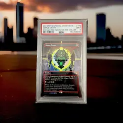2023 MTG Special Guests EN Mana Crypt #17A Showcase-Neon Ink Tri-Color PSA 9 - Image 1