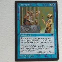 Wizards of the Coast MTG Propaganda Tempest Uncommon Regular 80 EN 1997 - Image 1