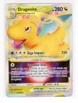 1x Dragonite VStar Star 050/078 Pokemon Go Card (Ref:PE1) - Image 1